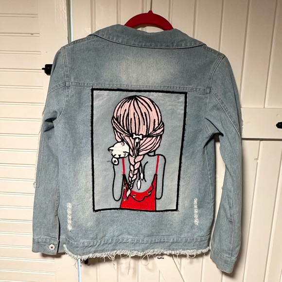 Girls Denim Jacket - Picture 1 of 3